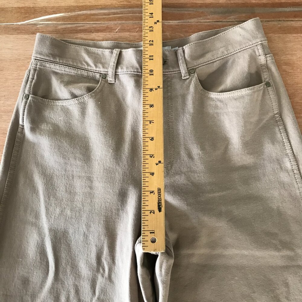 M. M. Lafleur Milo Wide Leg Pants Women 6 Beige High Rise Stretch Workwear 18897 - Picture 8 of 14